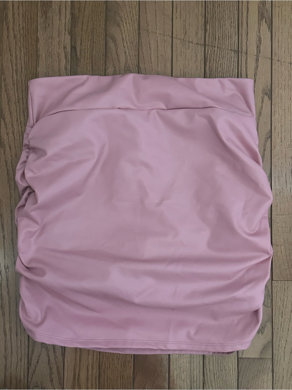 Halara Ruched Pink Mini Skirt size L - Picture 6 of 9